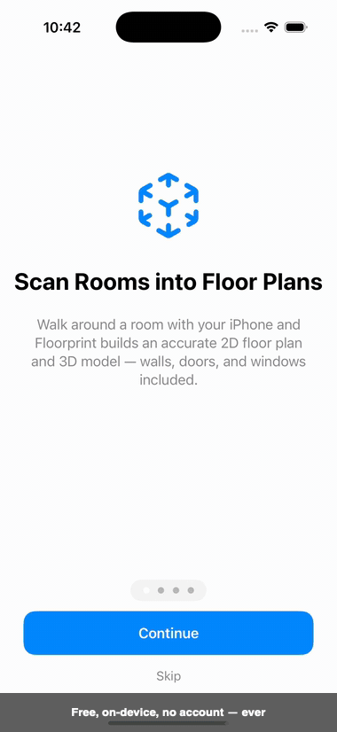 Onboarding tour and redesigned home screen